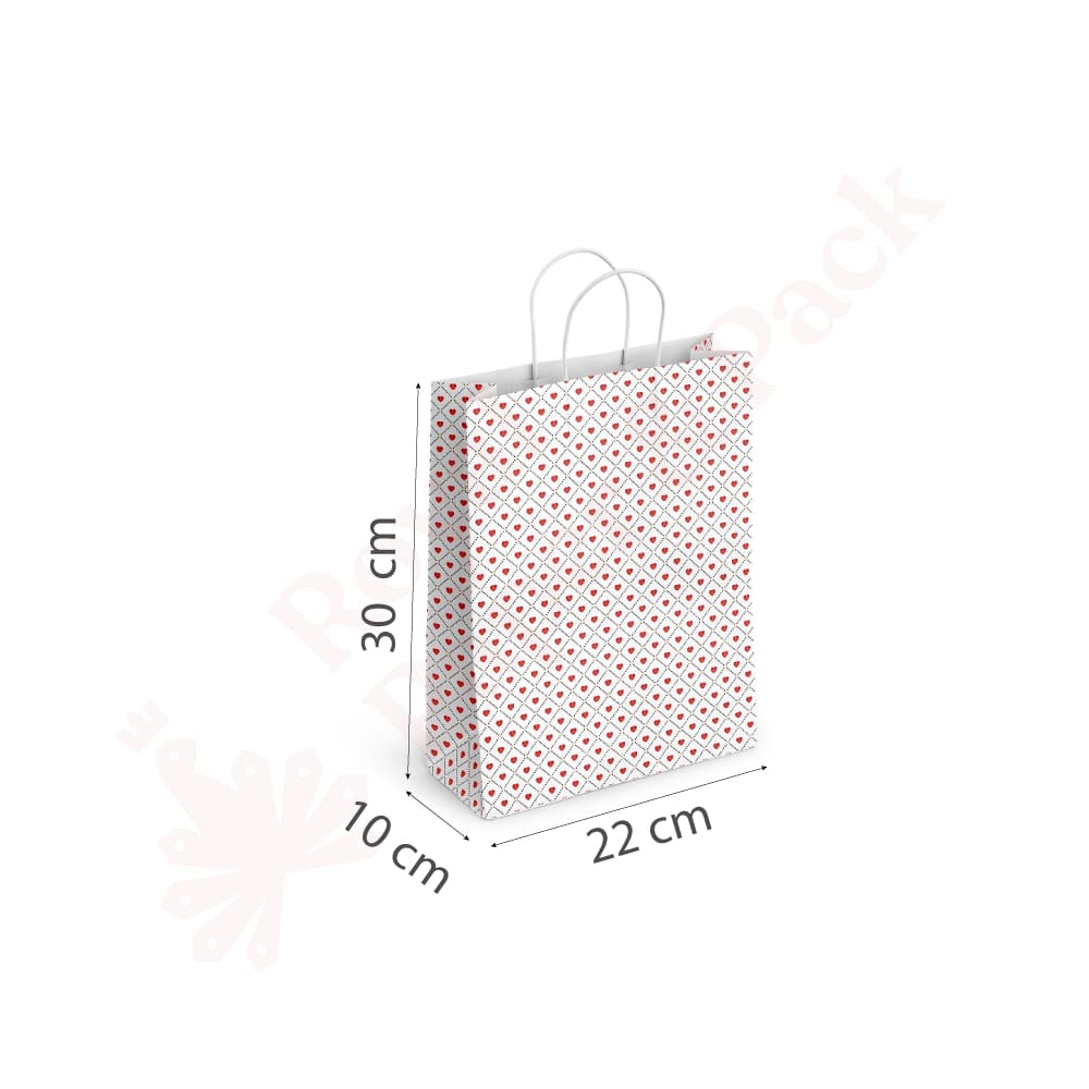 Bolsas Kraft VS - Rombo Corazones