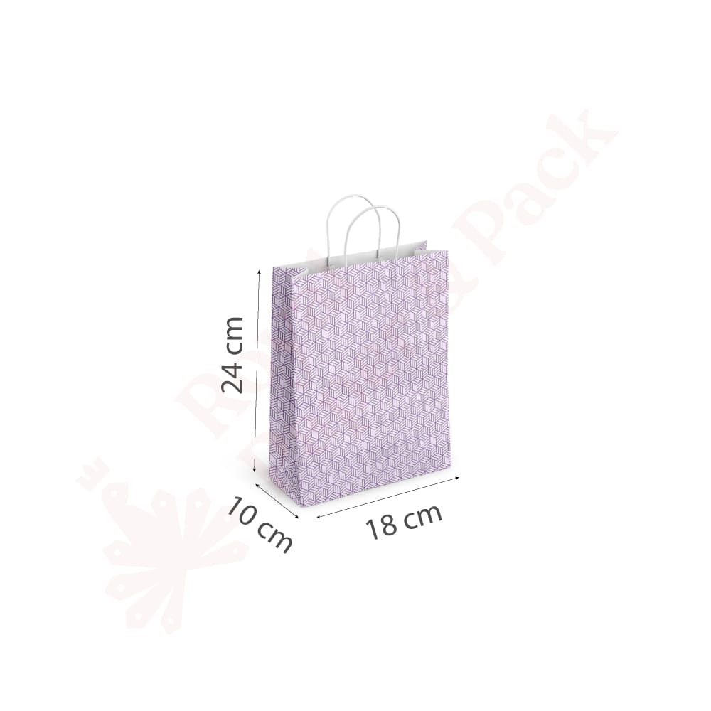 Bolsas Kraft VXS - Ladrillos Morado 