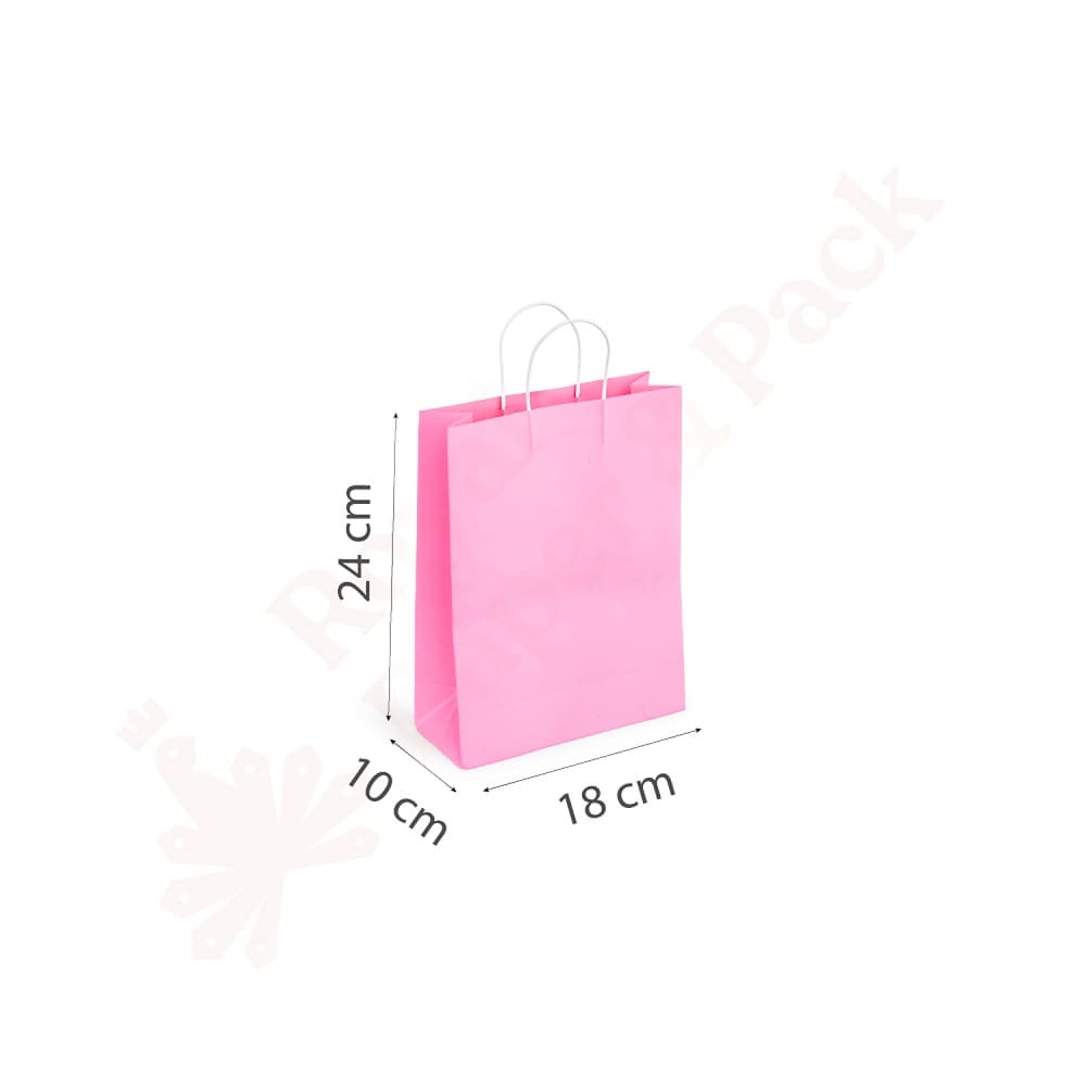 Bolsas Kraft VXS - Rosado